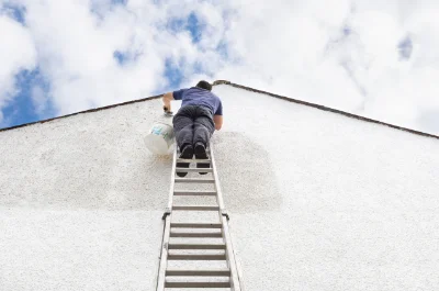 Peinture extérieure à Mauron — façades et ravalement