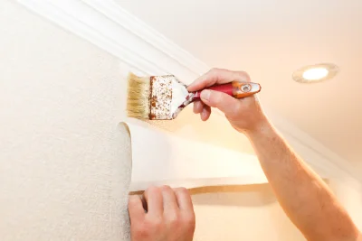 Pose de papier peint à Mauron — revêtements muraux et toiles de verre